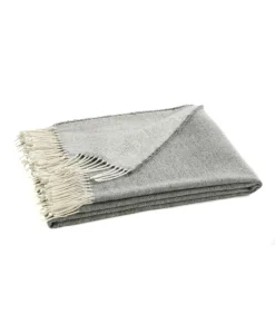 Hot PEROU gris - Plaid Baby Alpaca Bedspreien