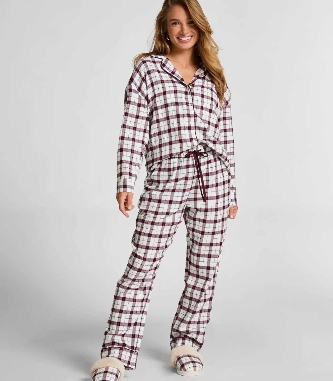 DAMES Hunkemöller Petite pyjamabroek Flanel