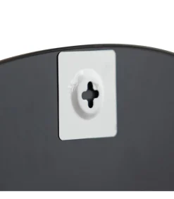 WOOOD Exclusive Philou Spiegel - Glas/Metaal - Zwart - 80x50x0,5