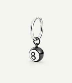Hot PIERCING CREOOL 8-BALL Heren Oorbellen