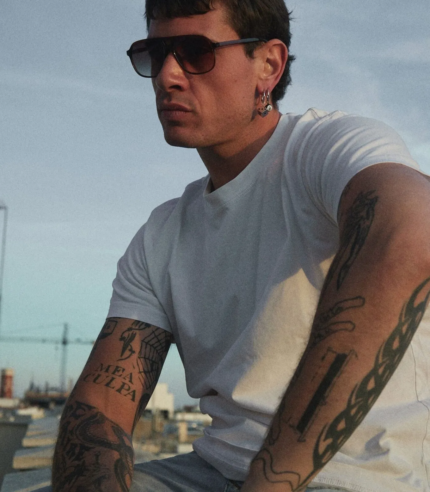 Hot PIERCING CREOOL 8-BALL Heren Oorbellen