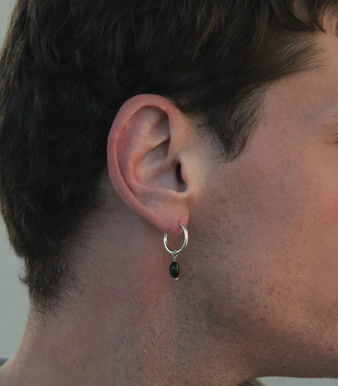 Heren Earcandy PIERCING CREOOL BAROQUE BLACK