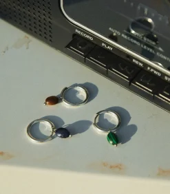 Clearance PIERCING CREOOL BAROQUE MALAQUITA Heren Oorbellen