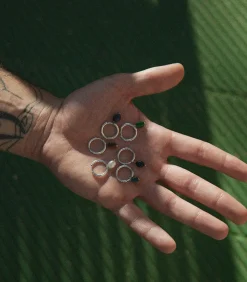 Clearance PIERCING CREOOL BAROQUE MALAQUITA Heren Oorbellen