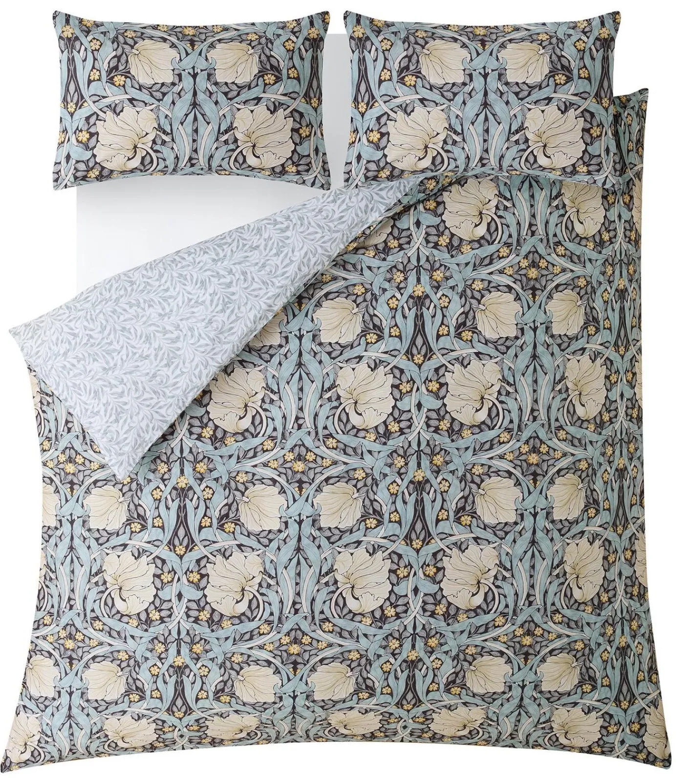 William Morris at Home Pimpernel Indigo Dekbedovertrek