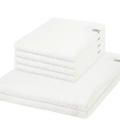 Möve Piquee - 6-delige handdoeken set