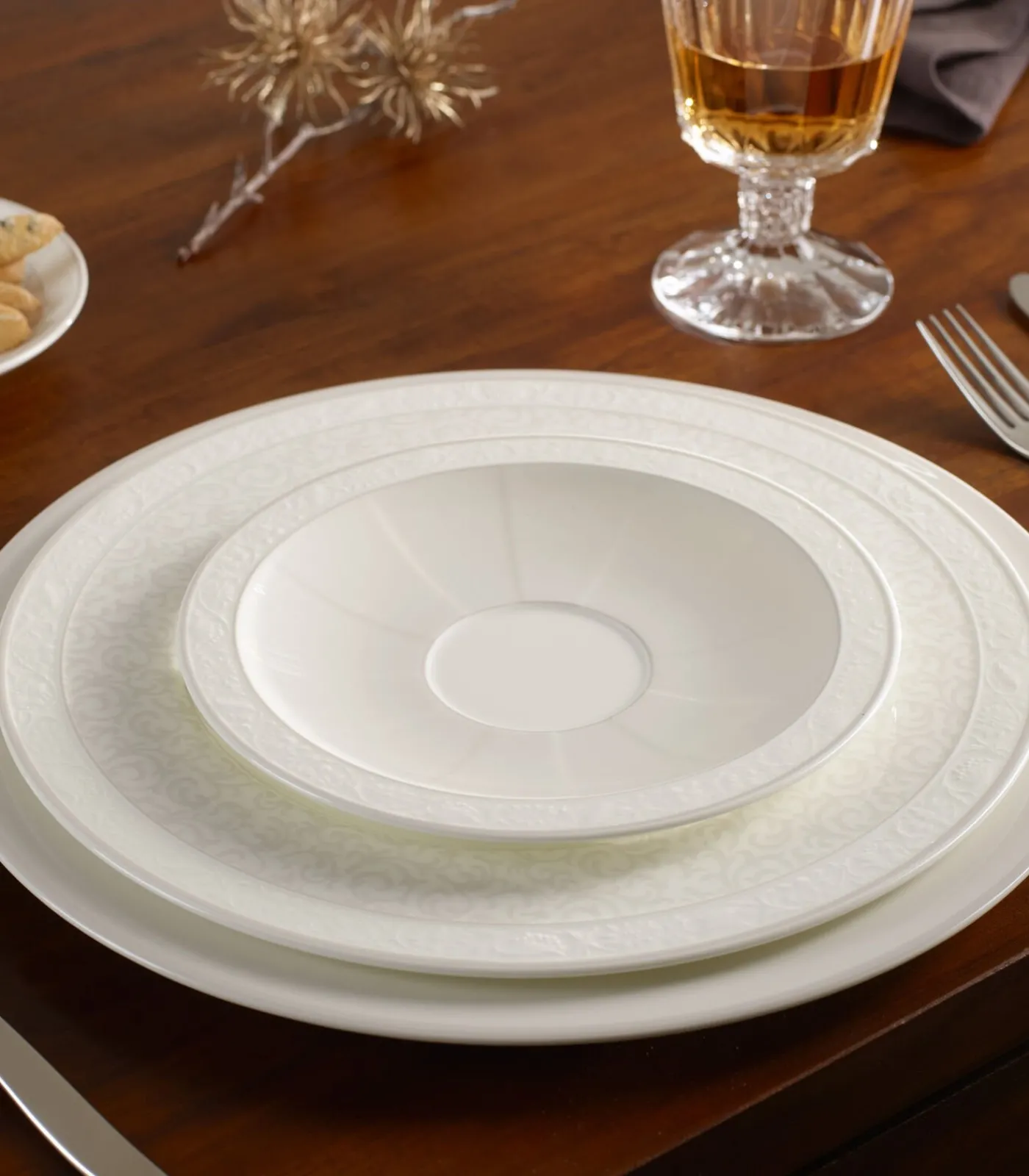 Hot Plaatsbord Gray Pearl Tafelgerei