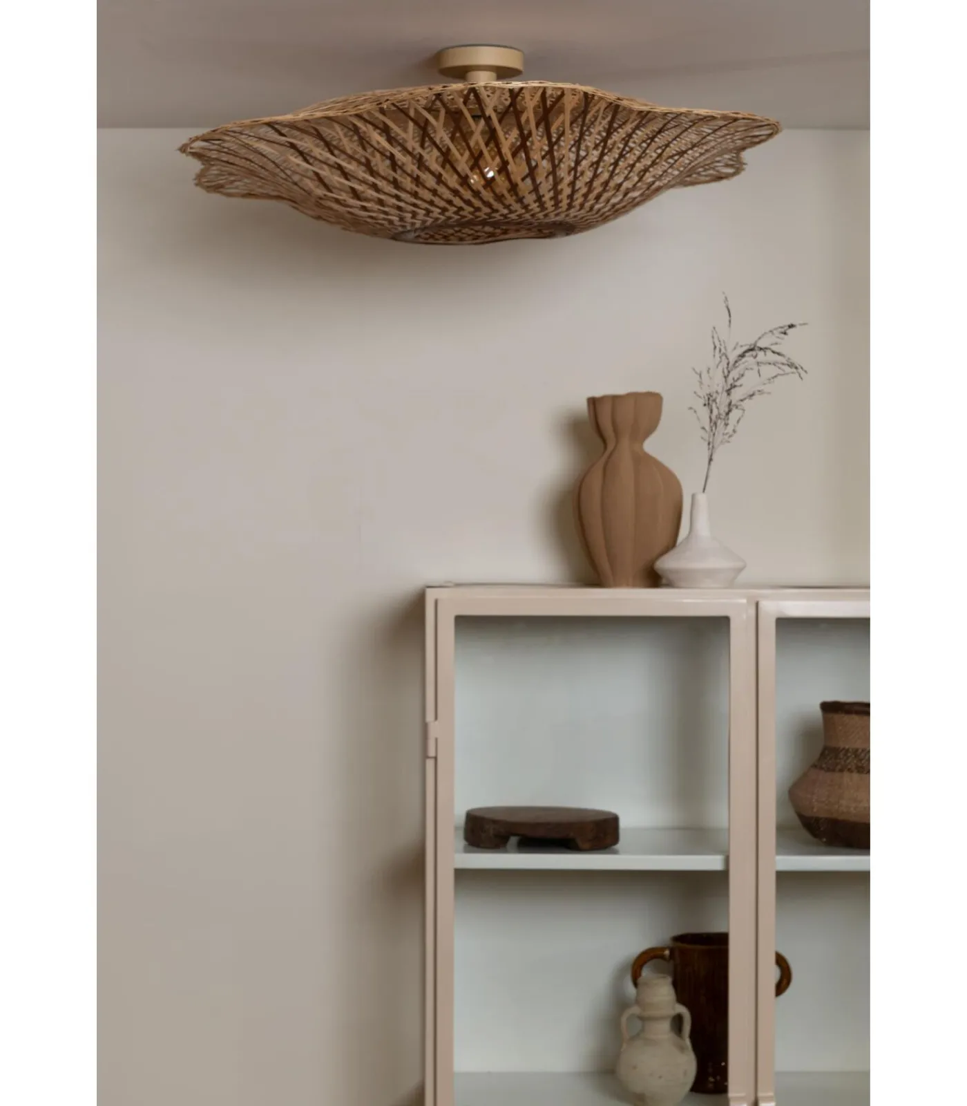 GOOD &MOJO Plafonniere Madura - Naturel - Ø22cm