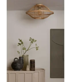 Clearance Plafonniere Maui - Naturel - Ø50cm Hanglampen