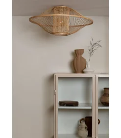 Sale Plafonniere Maui - Naturel - Ø70cm Hanglampen