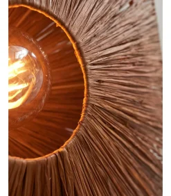 Plafonniere Panama - Bruin - 45x45x5cm Hanglampen
