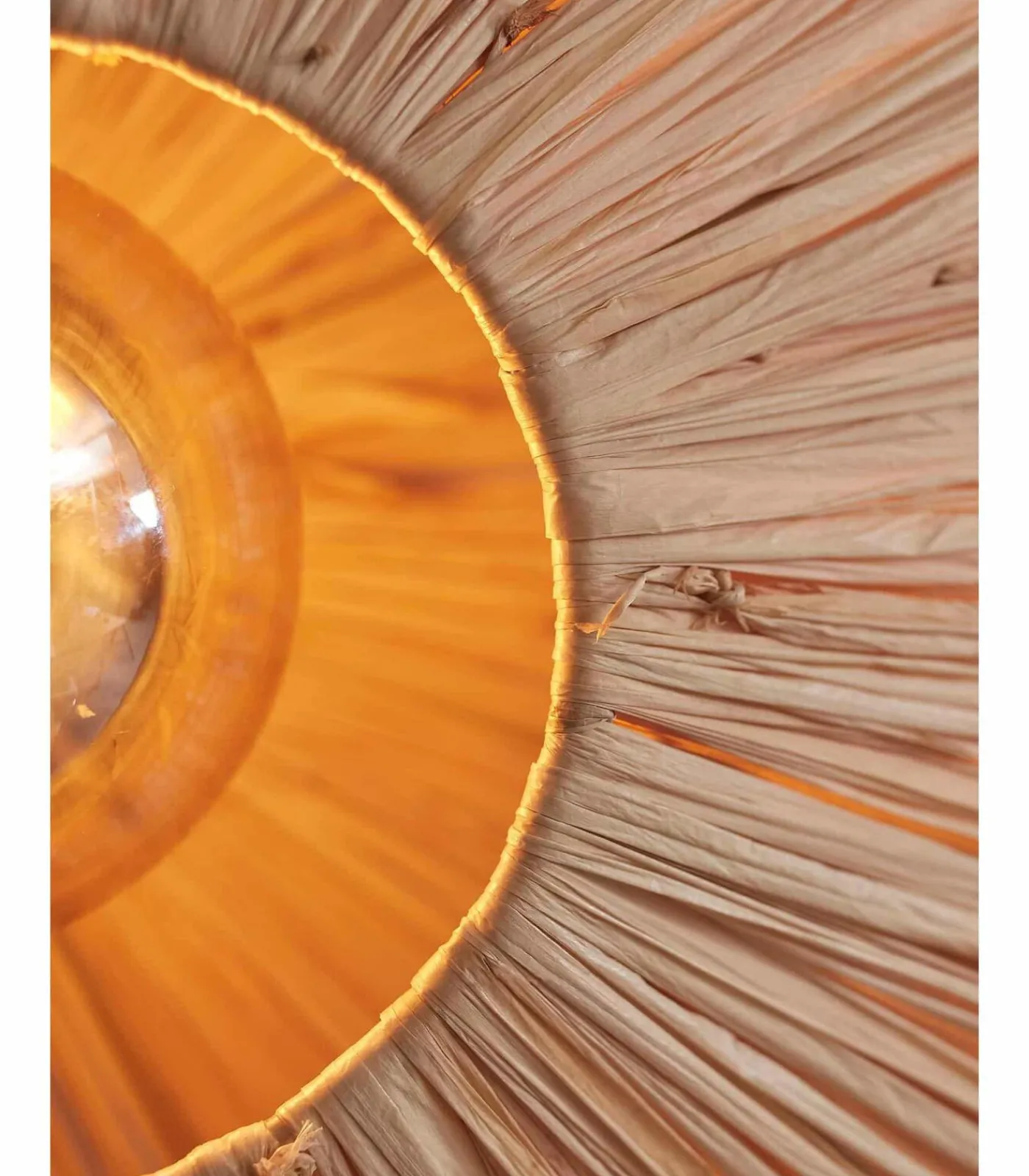 New Plafonniere Panama - Naturel - 45x45x5cm Hanglampen