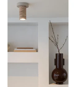 New Plafonniere Tivoli - Bruin - Ø12cm Hanglampen