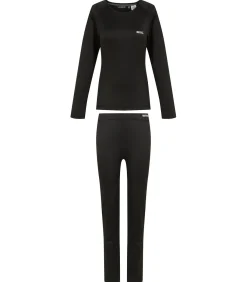 DAMES Regatta PLAIN - basislaag - Zwart