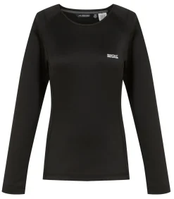 DAMES Regatta PLAIN - basislaag - Zwart