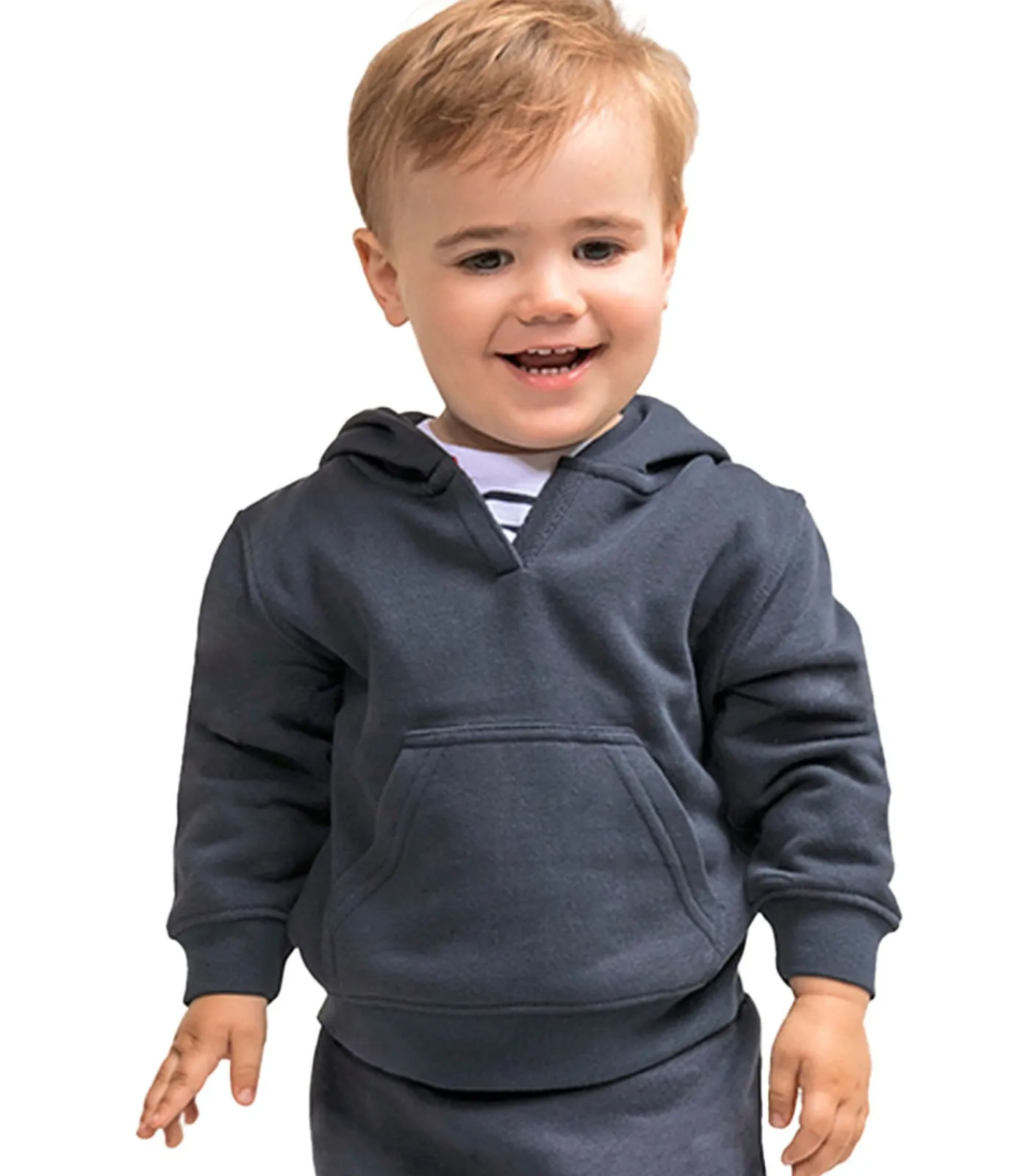 Kinderen Larkwood PLAIN - Trui met kap - Marineblauw