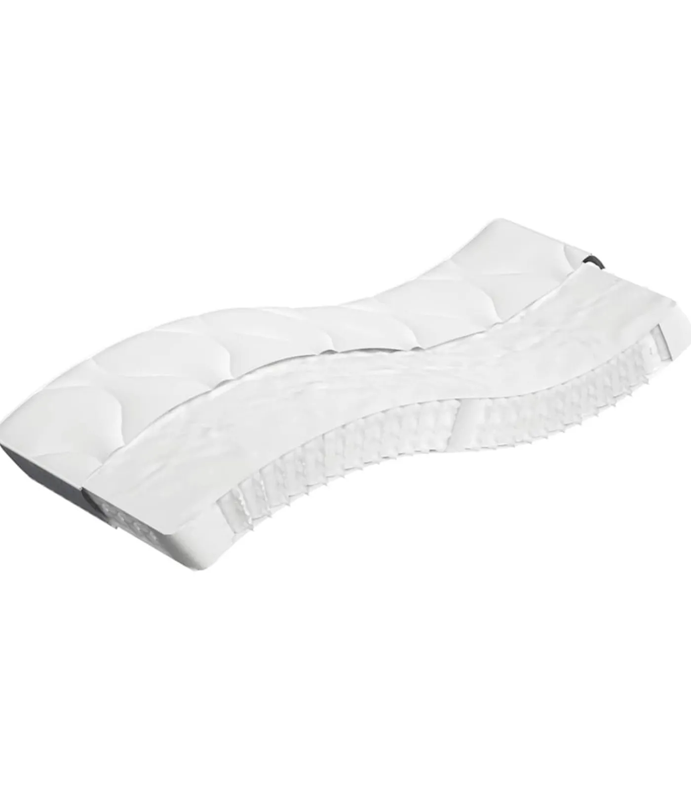 Pocketveringmatras middelhard 90x220 cm Matrasbeschermer