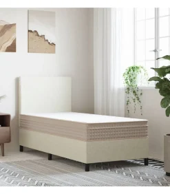 vidaXL Pocketveringmatras middelhard 90x200 cm