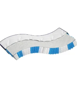 vidaXL Pocketveringmatras middelhard-hard 120x200 cm