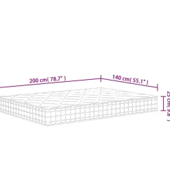 Discount Pocketveringmatras middelhard-hard 140x200 cm Matrasbeschermer