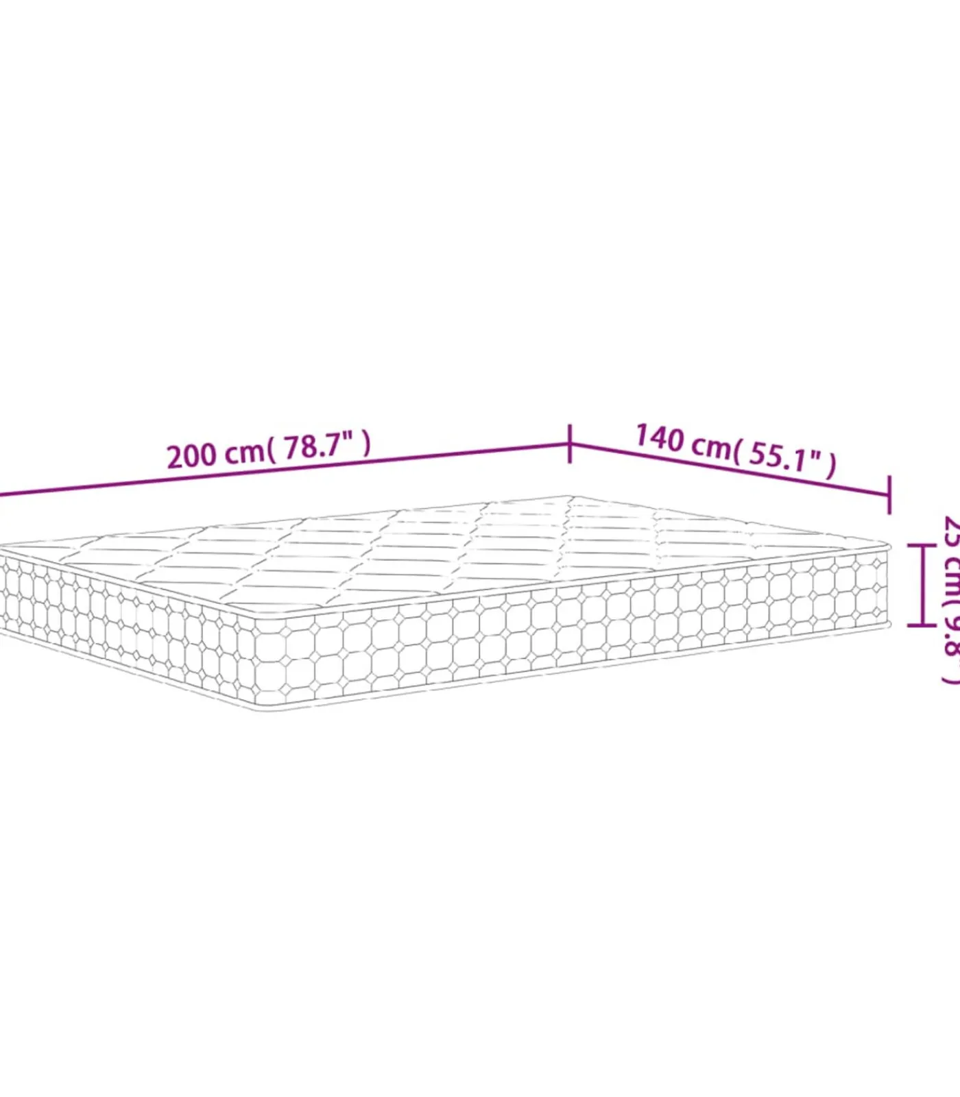 Discount Pocketveringmatras middelhard-hard 140x200 cm Matrasbeschermer