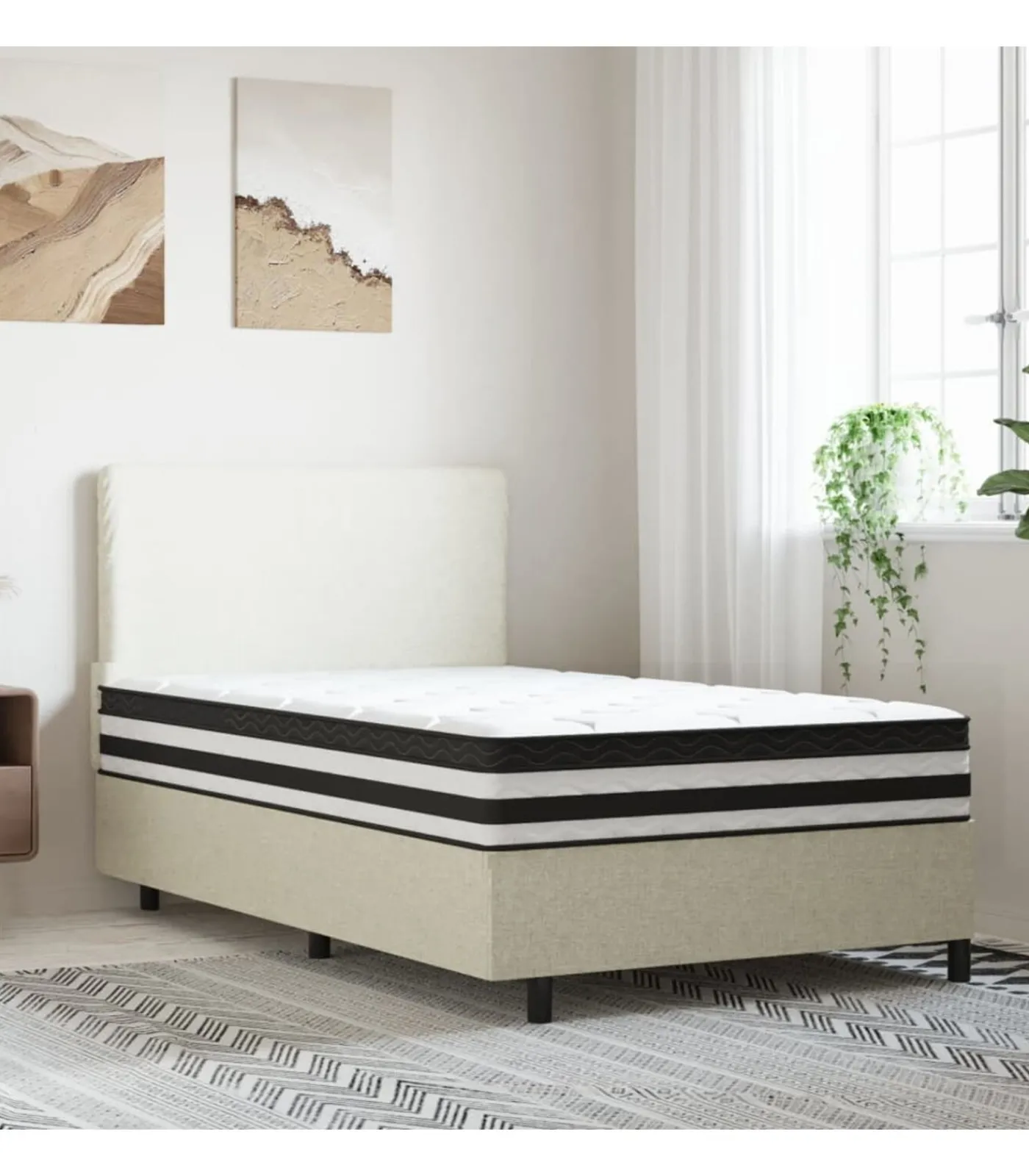 Clearance Pocketveringmatras middelhard 100x200 cm Matrasbeschermer