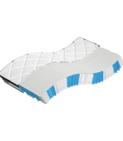 vidaXL Pocketveringmatras middelhard-plus 70x200 cm