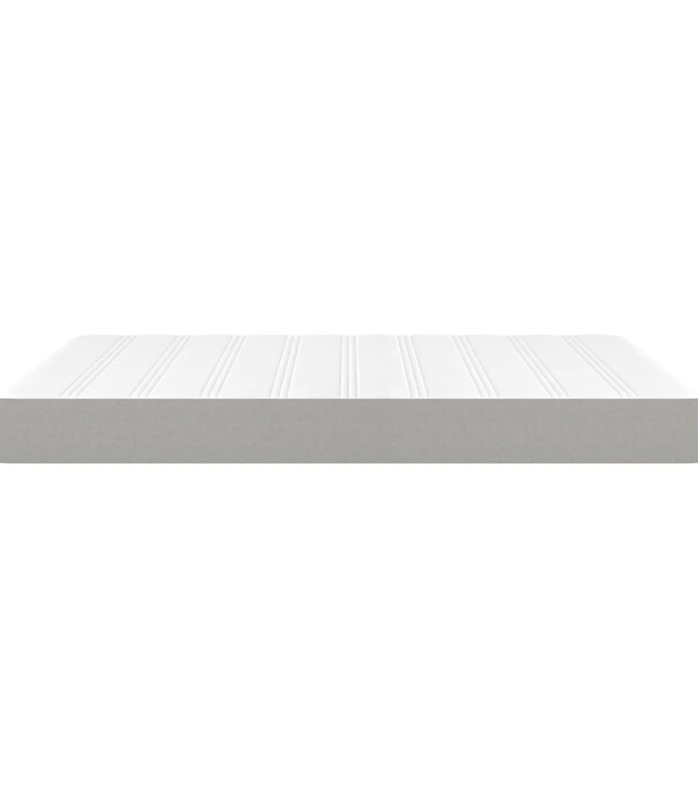 vidaXL Pocketveringmatras 140x190x20 cm stof lichtgrijs