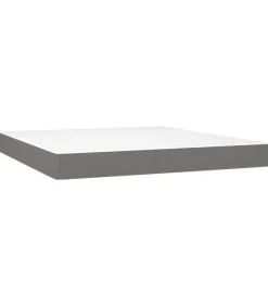 Sale Pocketveringmatras 180x200x20 cm stof donkergrijs Matrasbeschermer