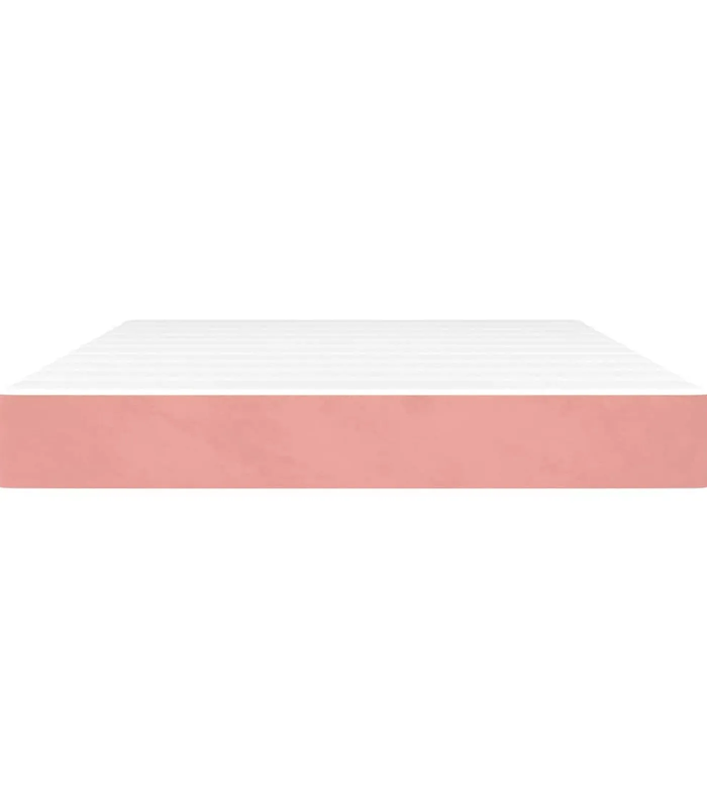 Discount Pocketveringmatras 140x220x20 cm fluweel roze Matrasbeschermer