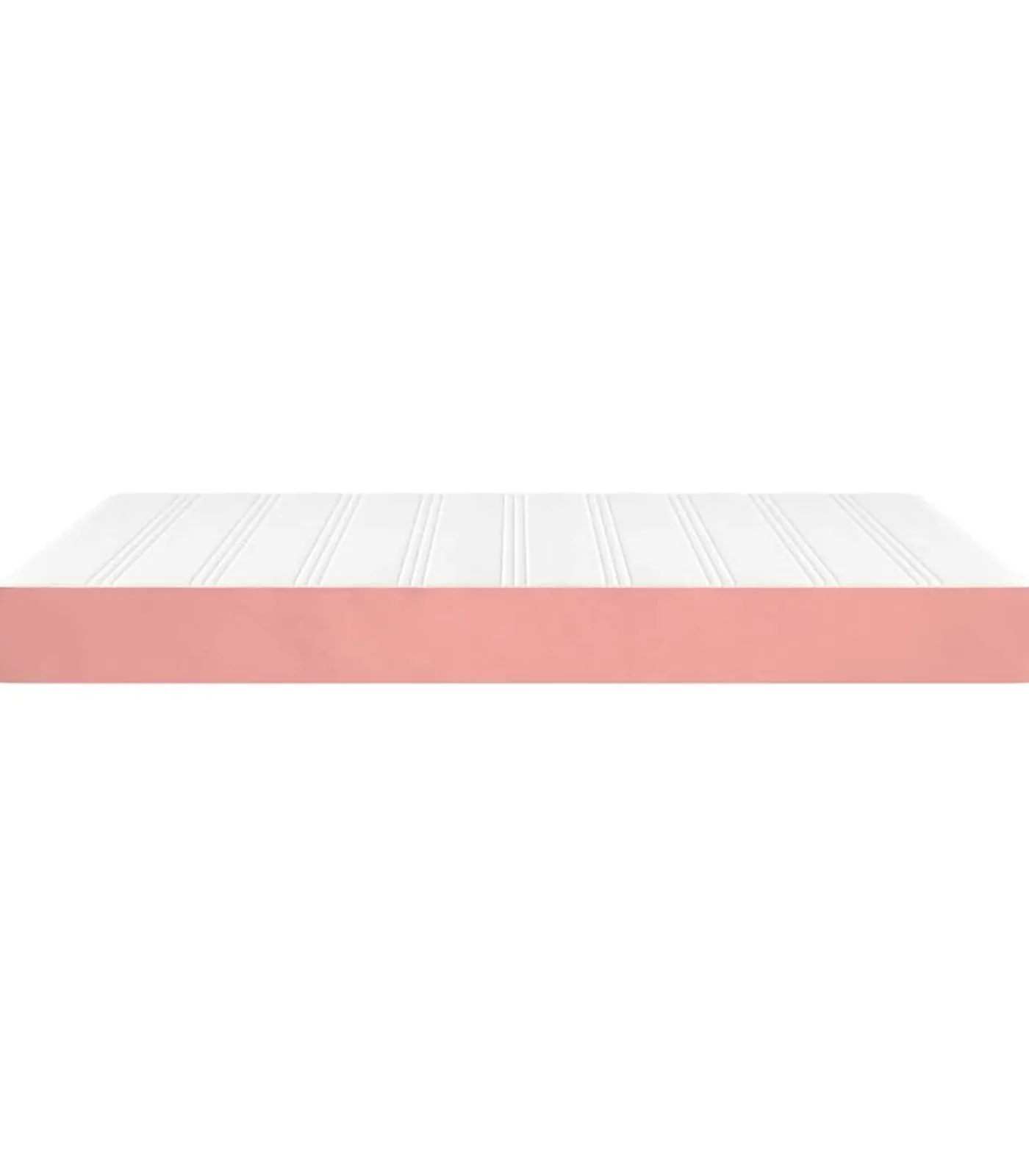 Discount Pocketveringmatras 140x220x20 cm fluweel roze Matrasbeschermer