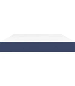 Hot Pocketveringmatras 140x190x20 cm stof blauw Matrasbeschermer