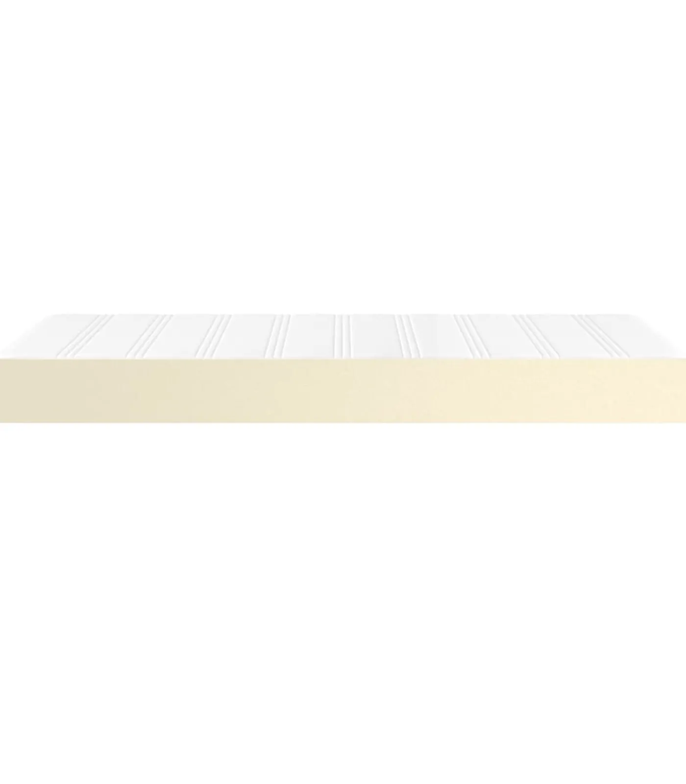 Sale Pocketveringmatras 90x200x20 cm kunstleer crèmekleurig Matrasbeschermer