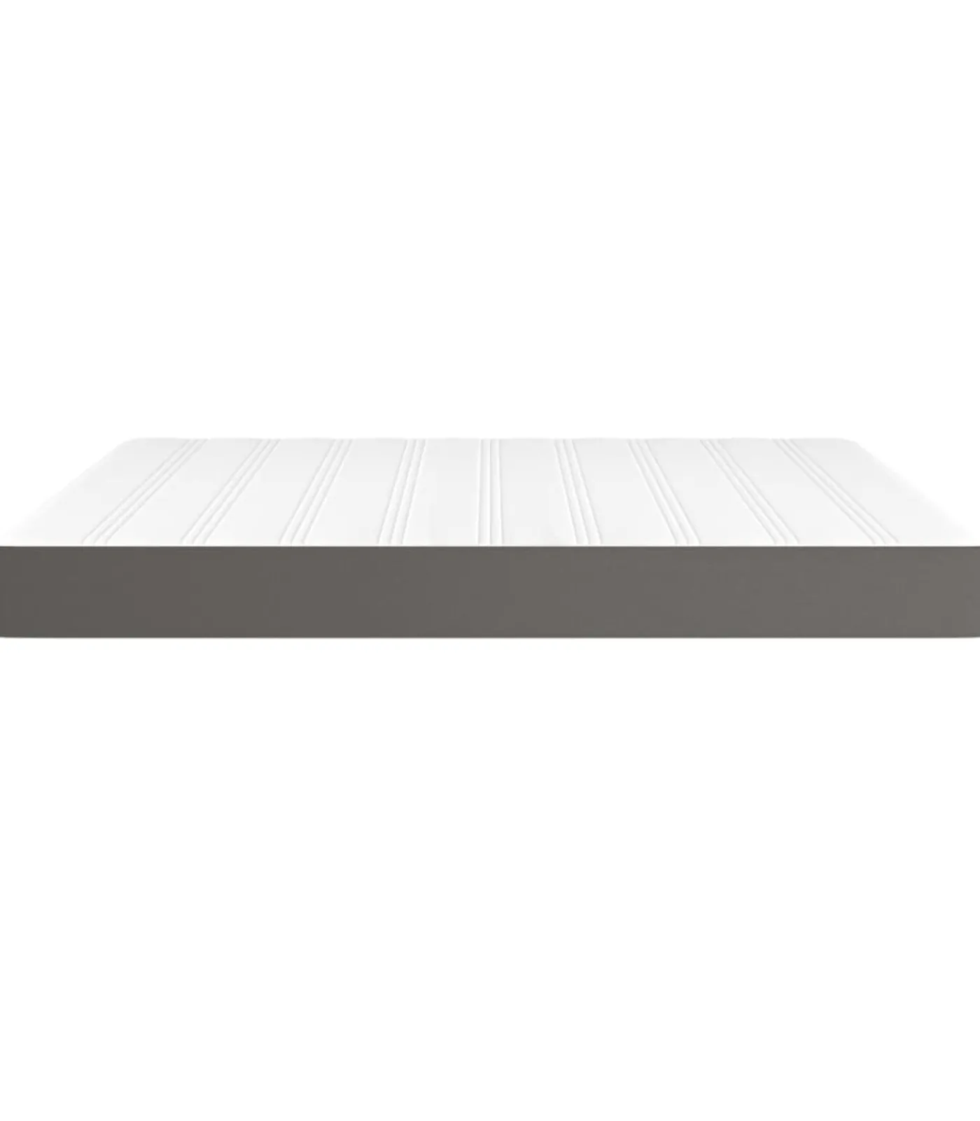 vidaXL Pocketveringmatras 180x200x20 cm kunstleer grijs