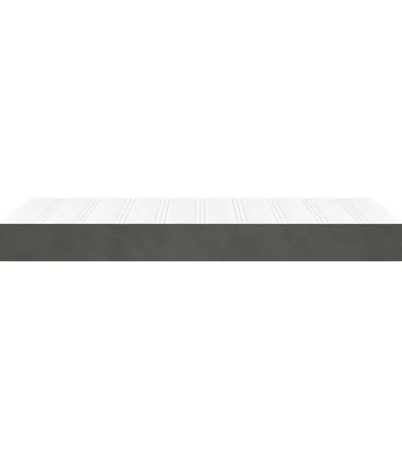 Sale Pocketveringmatras 100x210x20 cm fluweel donkergrijs Matrasbeschermer