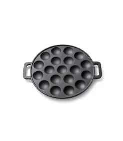 Poffertjespan Gietijzer 24 cm Cast Iron - alle warmtebronnen - Inductie Potten & Pannen