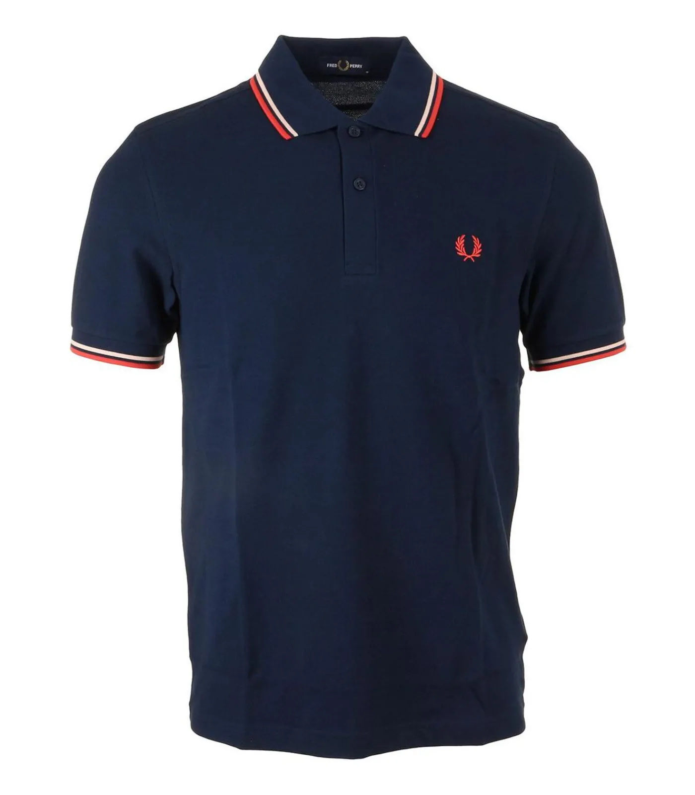 Heren Fred Perry Polo Twin Tipped Shirt