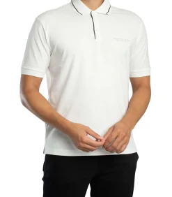 Heren Armani Exchange Conn Poloshirt Met Bies