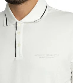 Heren Armani Exchange Conn Poloshirt Met Bies