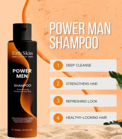 Erth Skin London POWER MEN SHAMPOO