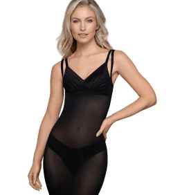 Powermesh Open Buste Jurk DAMES Corrigerend Ondergoed