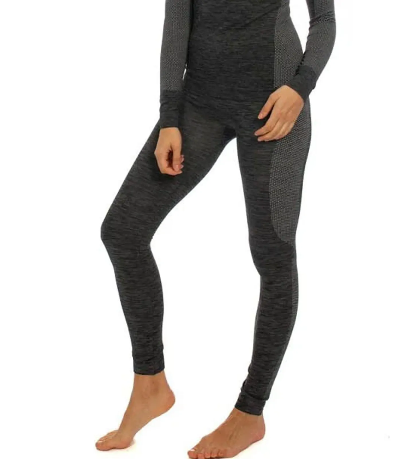 DAMES Heatkeeper Premium Thermolegging Dames Zwart Melange