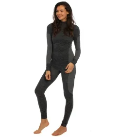 DAMES Heatkeeper Premium Thermolegging Dames Zwart Melange