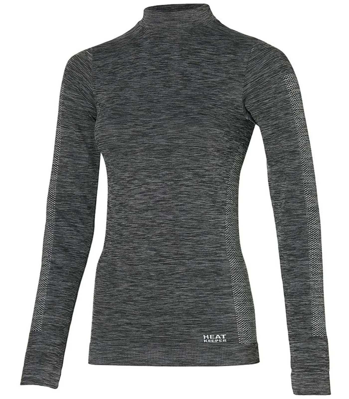 DAMES Heatkeeper Premium Thermoshirt Dames 4-pack Zwart Melange