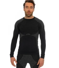 Sale Premium Thermoshirt 4-pack Heren Zwart Heren Thermisch Ondergoed