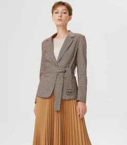 DAMES Smart & Joy Prince of Wales Patroon Suit jas