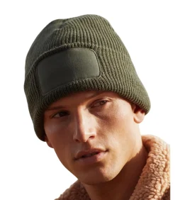 Hot PRINTER PATCH - Muts - Olijfgroen Heren Hoeden & Petten