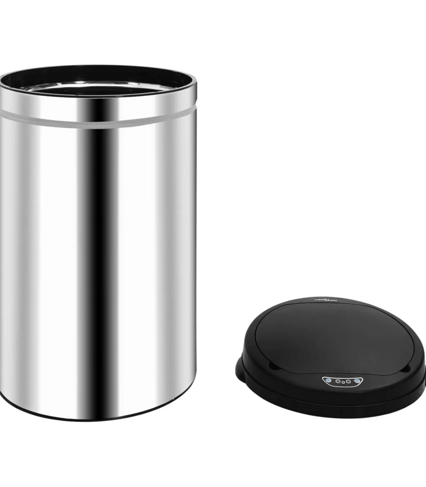 Outlet Prullenbak met automatische sensor 40 L roestvrij staal Manden En Bakken