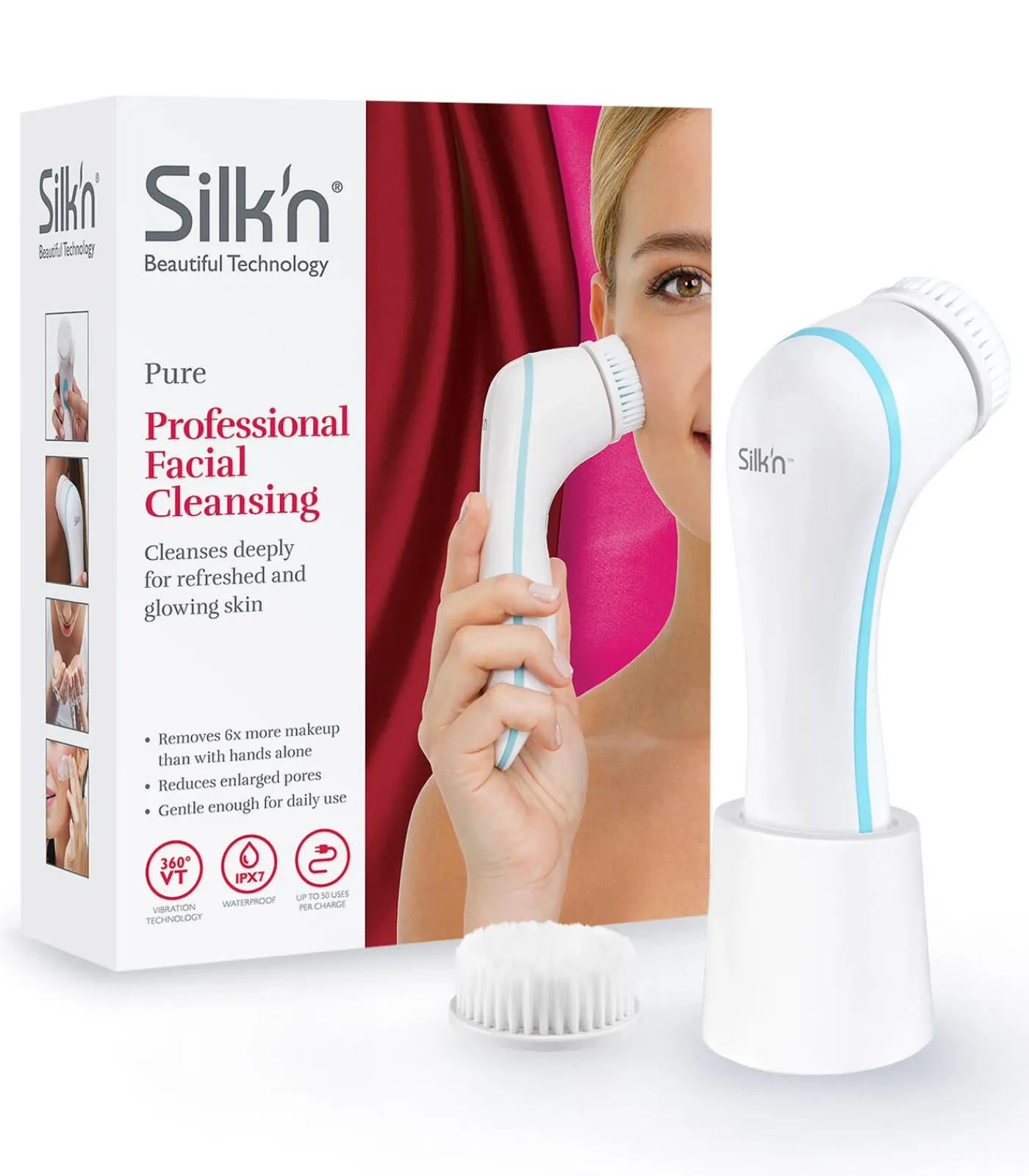 Silk'n Pure - Gezichtsverzorging - Elecktrische gezichtsborstel