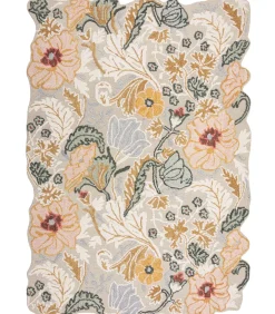 Clearance Puur wollen florale stijl tapijt ZINNIA Tapijten